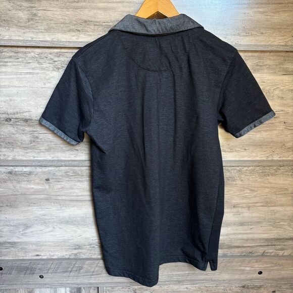 Denim & Flower Ricky Singh Gray Polo Shirt men’s S excellent preworn condition - Picture 3 of 12